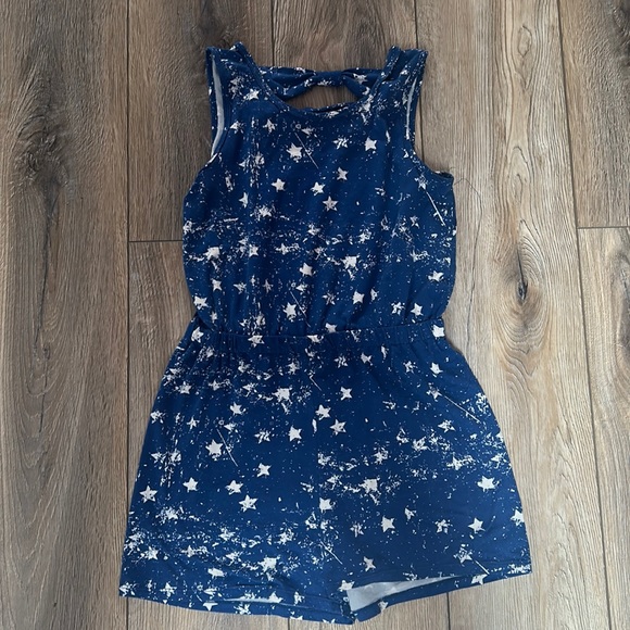 Blue jumper with white stars - Picture 1 of 3